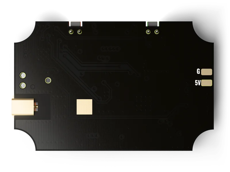 Fiodel 2.5W VTX — bottom side of the board