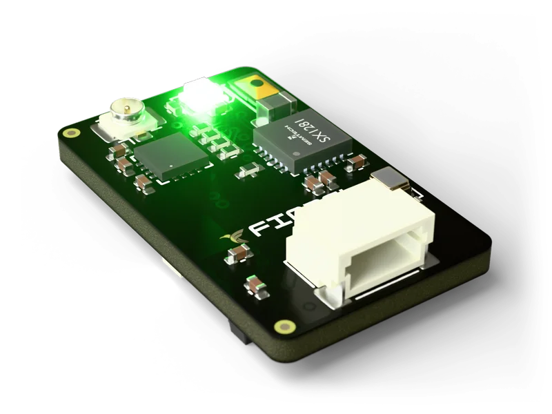 Fiodel ELRS 2.4GHz Receiver — front left view