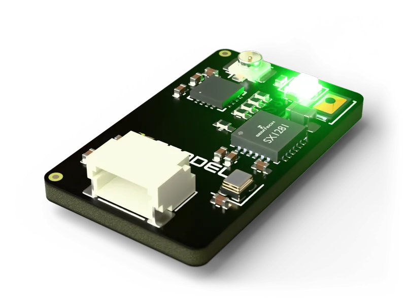 Fiodel ELRS 2.4GHz Receiver — front right view